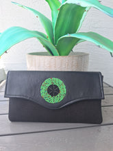 Load image into Gallery viewer, Kenyan Vegan Leather Clutch - Black