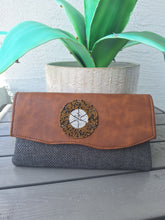 Load image into Gallery viewer, Kenyan Vegan Leather Clutch - Brown