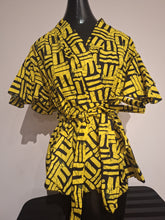 Load image into Gallery viewer, *NEW* African Print Peplum Wrap Tops