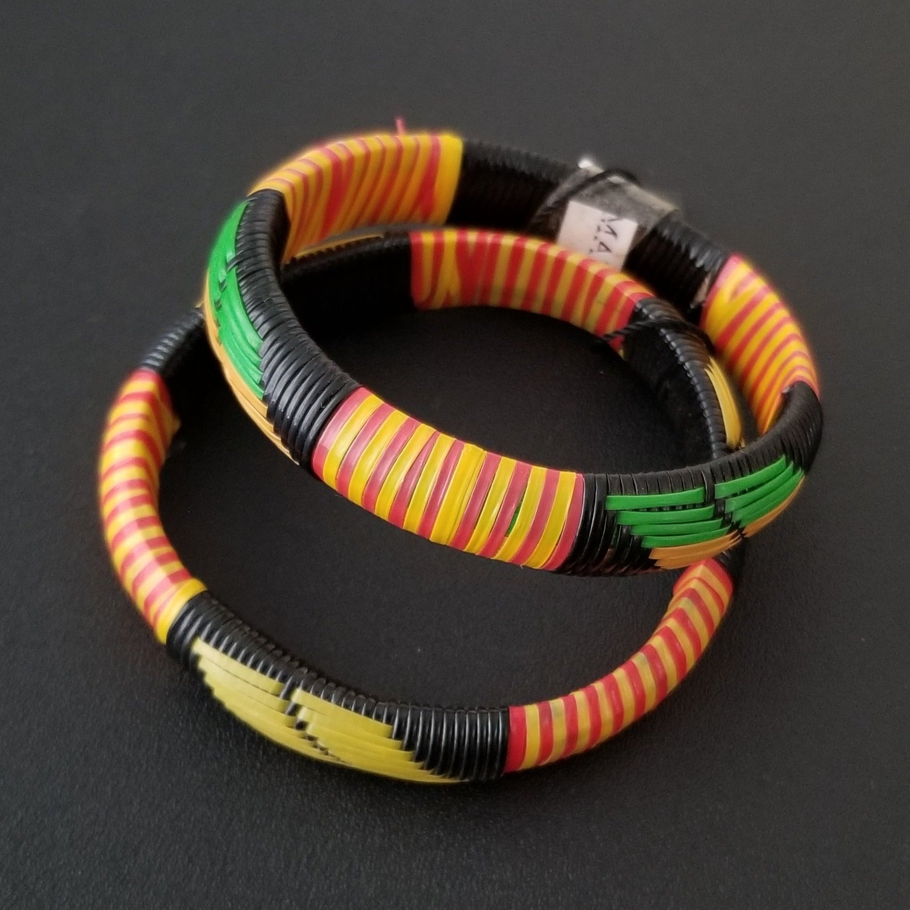 Assorted Mini Tuareg Recycled Plastic Bracelet Sets – Ankara Delights