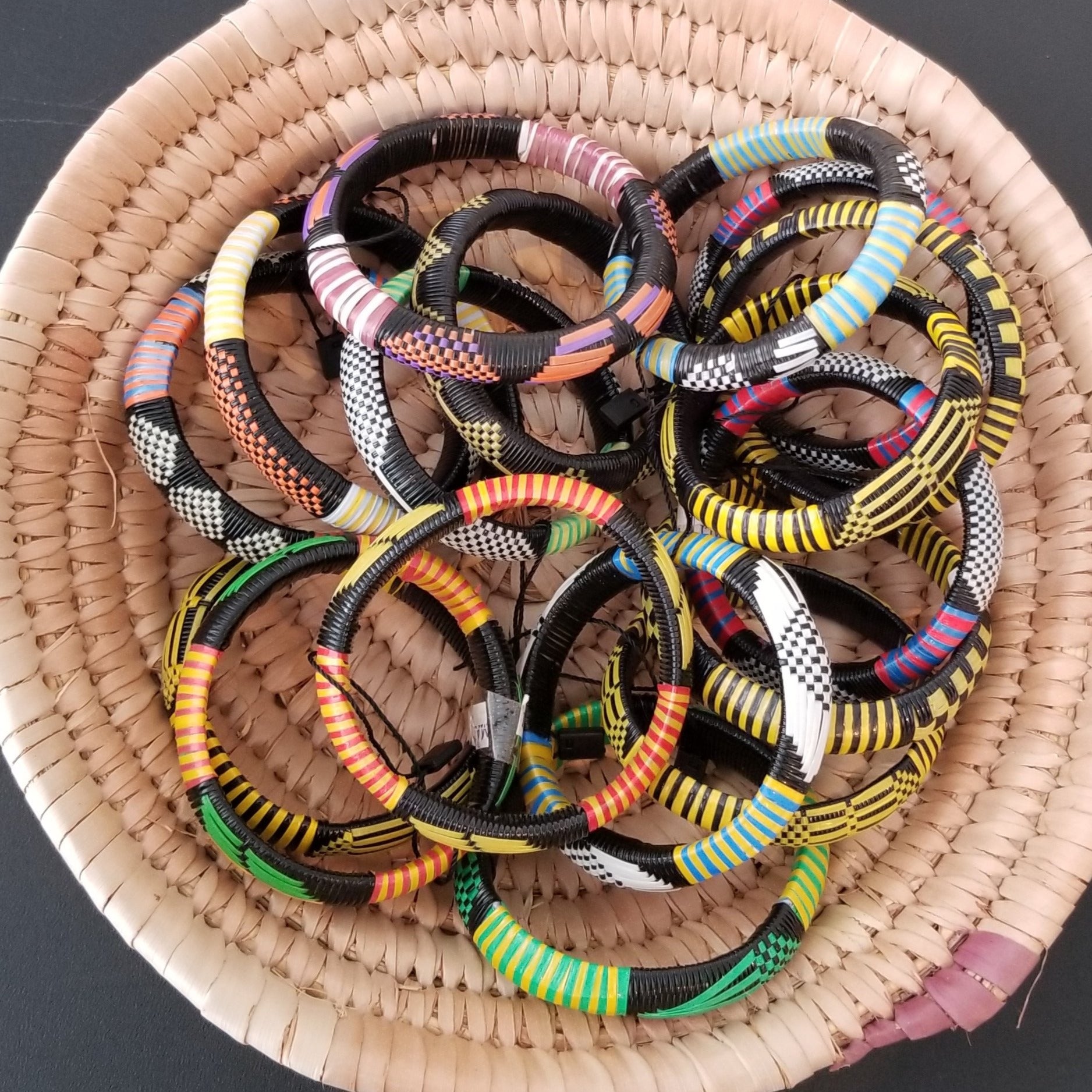 Tuareg Recycled Plastic Bracelet Sets - Adult
